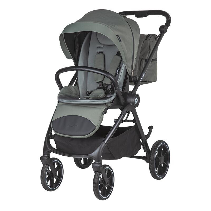 COCCOLLE Carucior modular 2 in 1 Serry Moss Green + Scoica auto iSize Knox Black