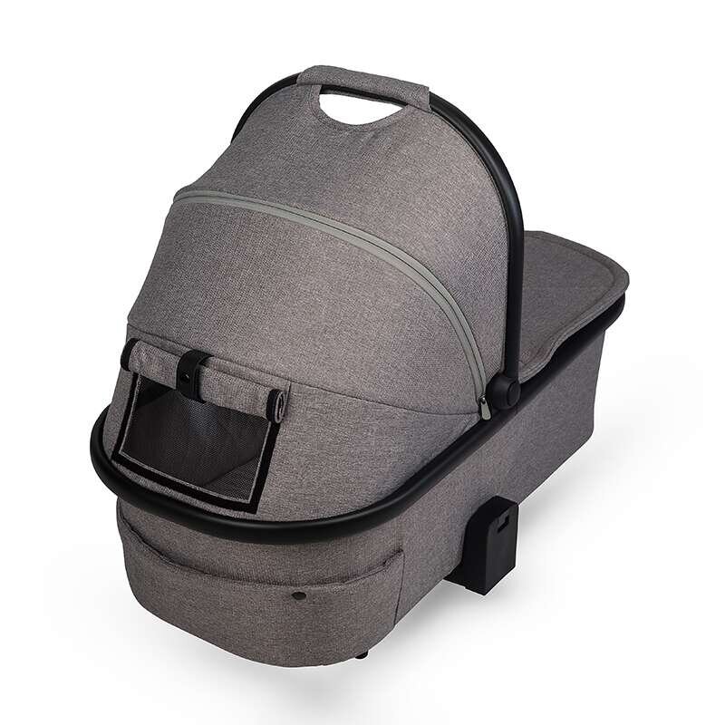 COCCOLLE Carucior modular 2in1 Nessia certificat EN1881-2-2018 pana la 22 kg Roti mari de cauciuc cu suspensie Piesa reversibila Landou cu saltea anti-reflux Copertina XXL cu protectie UV 50+ Maner telescopic Pliere com