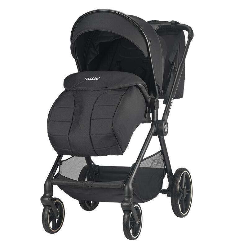 COCCOLLE Carucior modular 3 in 1 Lissia Anthracite + Scoica auto iSize Knox Anthracite