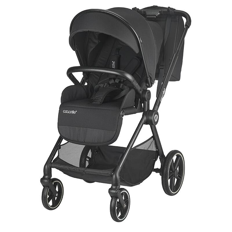 COCCOLLE Carucior modular 3 in 1 Lissia Anthracite + Scoica auto iSize Knox Anthracite