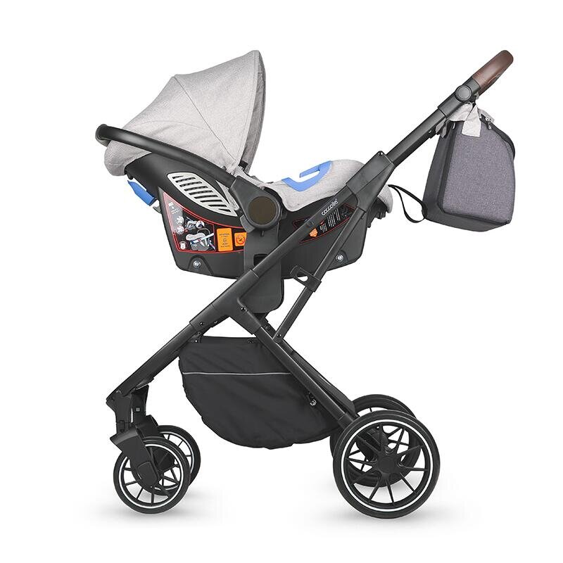 COCCOLLE Carucior modular 3 in 1 Silene Lunar rock