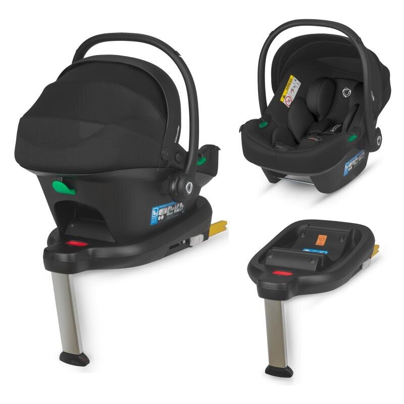 COCCOLLE Carucior modular 4 in 1 pentru copii Lissia Butternut Beige cu Scoica auto iSize Knox Black si Baza isofix iSize Knox