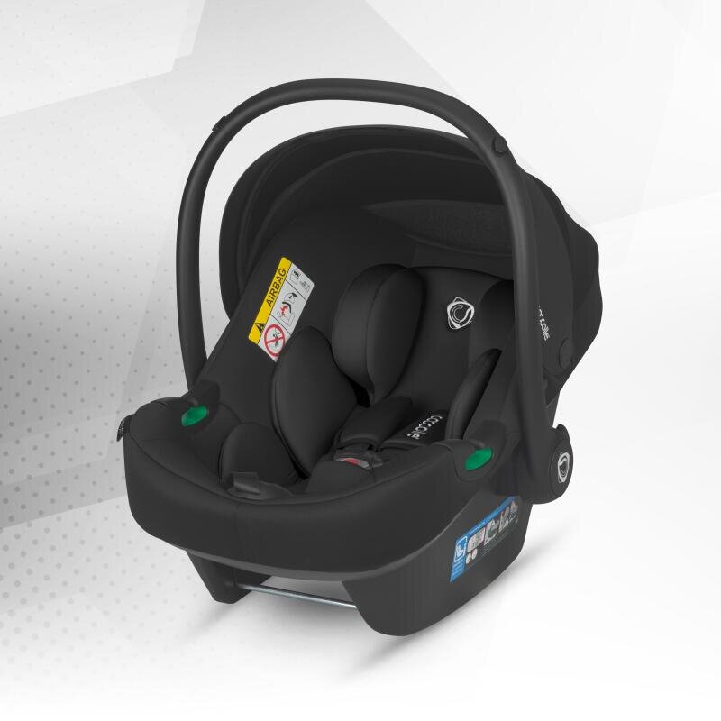 COCCOLLE Carucior modular 4 in 1 pentru copii Serry Moss Green cu Scoica auto iSize Knox Black si Baza isofix iSize Knox