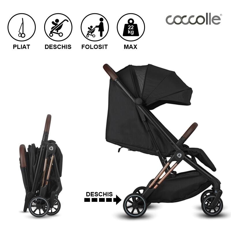 COCCOLLE Carucior sport Beyla cu pliere automata Gold LE
