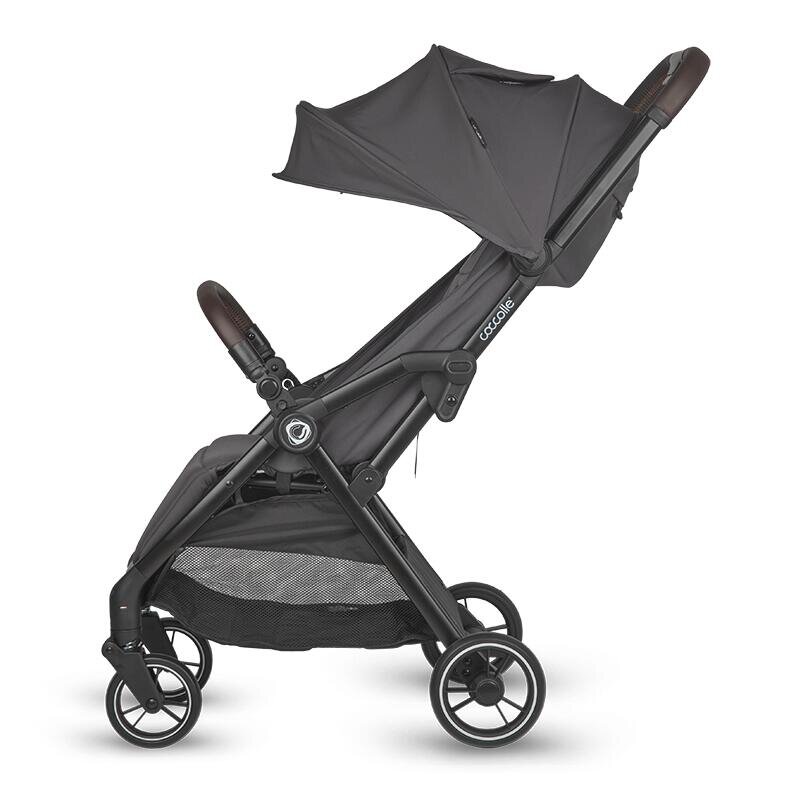 COCCOLLE Carucior sport cu pliere compacta automata Arella Cadru aluminiu Roti detasabile Spatar reglabil Prrotectie UV Centura de siguranta in 5 puncte Copertina extensibila Ventilatie Sarcina maxima 22 kg Dark Pear