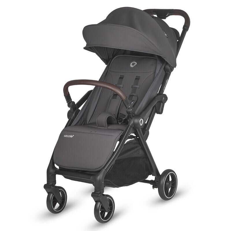 COCCOLLE Carucior sport cu pliere compacta automata Arella Cadru aluminiu Roti detasabile Spatar reglabil Prrotectie UV Centura de siguranta in 5 puncte Copertina extensibila Ventilatie Sarcina maxima 22 kg Dark Pear