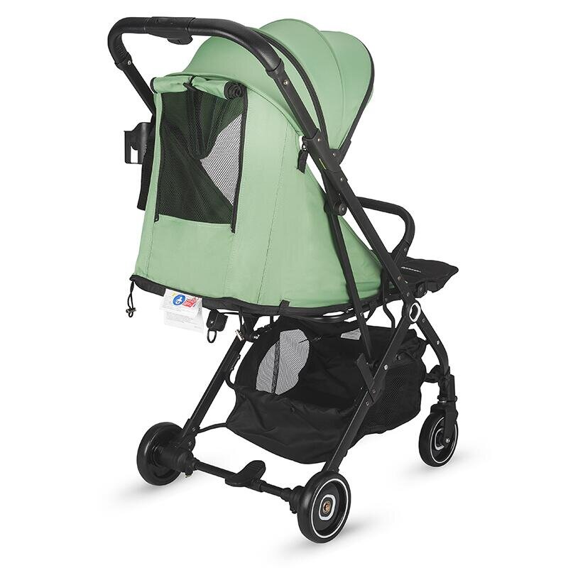 COCCOLLE Carucior sport tip troller Alla Pliere cu o singura mana Cadru aluminiu Copertina cu parasolar si sectiune mesh Spatar reglabil Cos cumparaturi Bara protectie Centuri in 5 puncte Suport pahar Greutate 5.6 kg