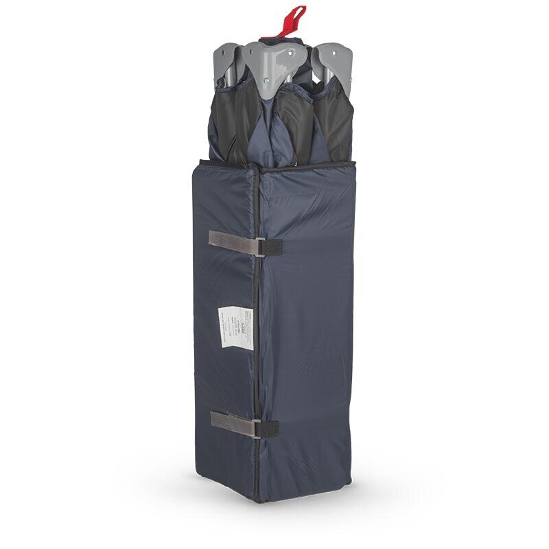 COCCOLLE Patut pliabil cu un singur nivel de inaltime Notte Geanta transport inclusa Dimenisune interioara 120x60 cm Ideal pentru calatorii Foarte compact la pliere Jet Black