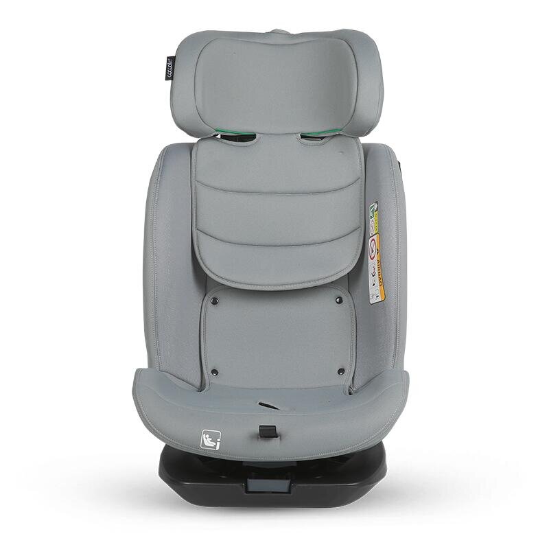 COCCOLLE Scaun auto iSize 40-150 cm Nobi Misty Grey cu Isofix pozitie somn Tetiera reglabila Rotativ Insert nou nascut