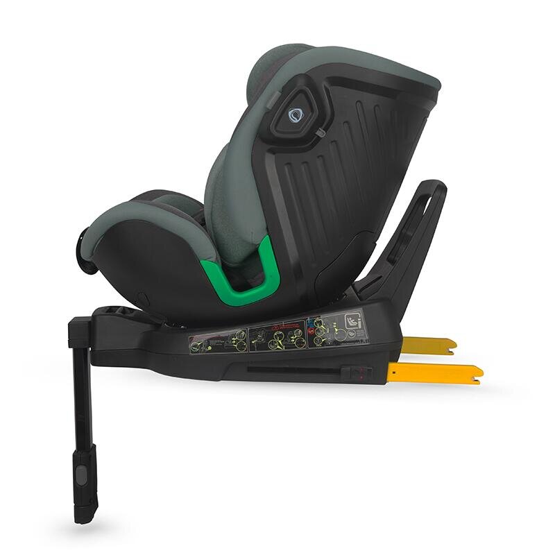 COCCOLLE Scaun auto iSize Mago Greenstone 40-150 cm isofix picior de fixare rotire 360 grade tetiera reglabila
