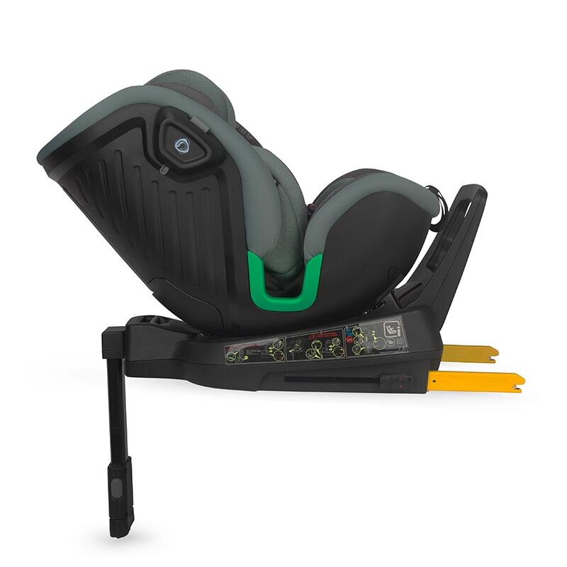 COCCOLLE Scaun auto iSize Mago Greenstone 40-150 cm isofix picior de fixare rotire 360 grade tetiera reglabila