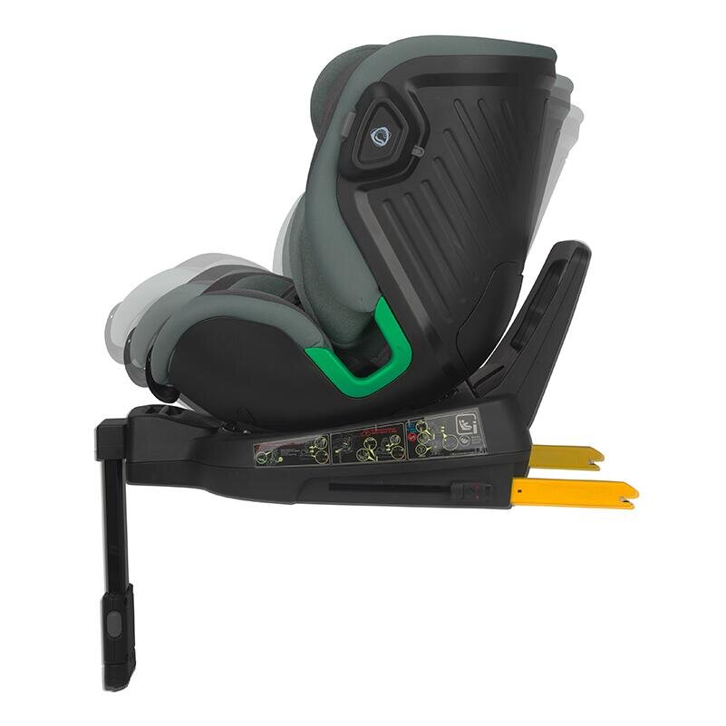 COCCOLLE Scaun auto iSize Mago Greenstone 40-150 cm isofix picior de fixare rotire 360 grade tetiera reglabila
