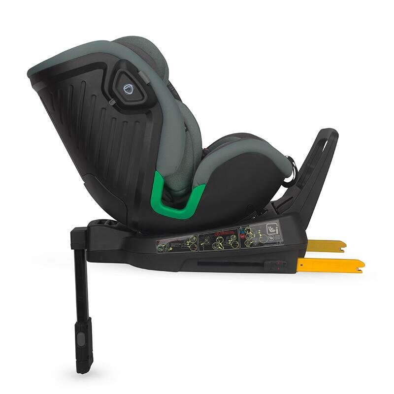 COCCOLLE Scaun auto iSize Mago Greenstone 40-150 cm isofix picior de fixare rotire 360 grade tetiera reglabila