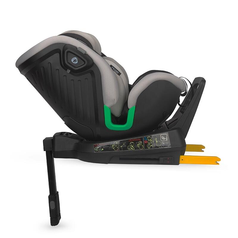 COCCOLLE Scaun auto iSize Mago Jet Black 40-150 cm isofix picior de fixare rotire 360 grade tetiera reglabila