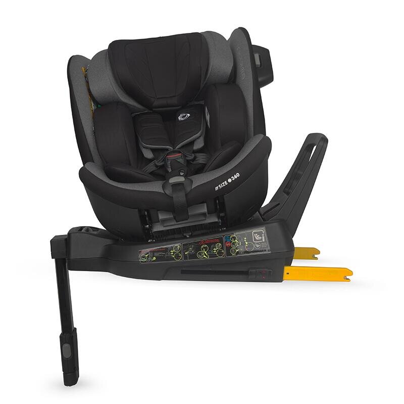 COCCOLLE Scaun auto iSize Mago Neutral Grey 40-150 cm isofix picior de fixare rotire 360 grade tetiera reglabila
