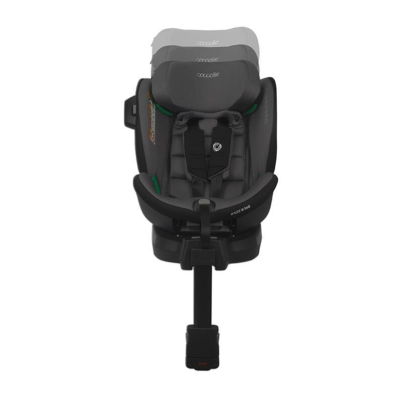 COCCOLLE Scaun auto iSize Mago Neutral Grey 40-150 cm isofix picior de fixare rotire 360 grade tetiera reglabila