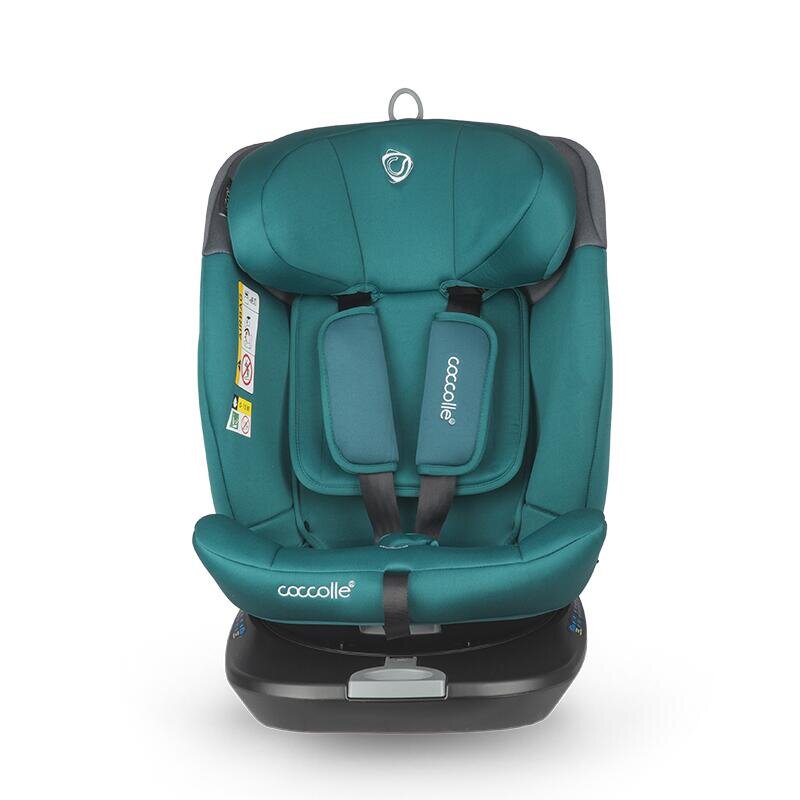 COCCOLLE Scaun auto rotativ cu Isofix Atira iSize R129 pentru copii de 40-150 cm sau 0-36 kg Top Tether Centuri in 5 puncte Pozitie de somn Tetiera reglabila Carcasa ranforsata metalic Cu spuma de memorie in 3 straturi