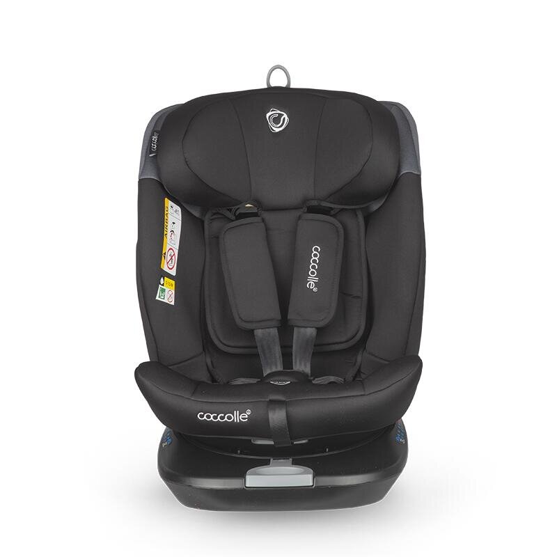 COCCOLLE Scaun auto rotativ cu Isofix Atira iSize R129 pentru copii de 40-150 cm sau 0-36 kg Top Tether Centuri in 5 puncte Pozitie de somn Tetiera reglabila Carcasa ranforsata metalic Cu spuma de memorie in 3 straturi