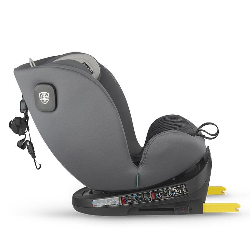 COCCOLLE Scaun auto rotativ cu Isofix Nova iSize 40-150 cm 0-12 ani omologat R129 Top Tether Insert nou nascut Tetiera reglabila Protectie impact lateral Pozitie de somn Moonlit Grey