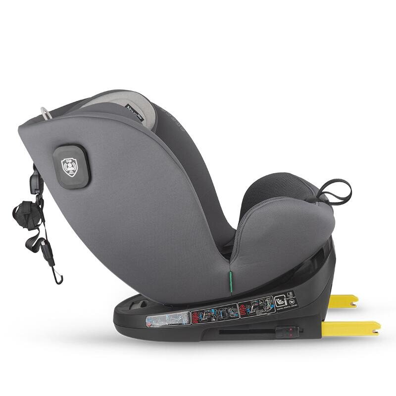 COCCOLLE Scaun auto rotativ cu Isofix Nova iSize 40-150 cm 0-12 ani omologat R129 Top Tether Insert nou nascut Tetiera reglabila Protectie impact lateral Pozitie de somn Moonlit Grey