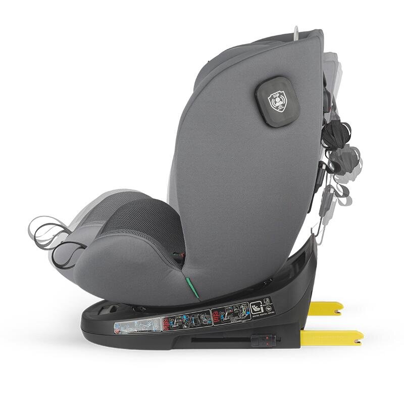 COCCOLLE Scaun auto rotativ cu Isofix Nova iSize 40-150 cm 0-12 ani omologat R129 Top Tether Insert nou nascut Tetiera reglabila Protectie impact lateral Pozitie de somn Moonlit Grey