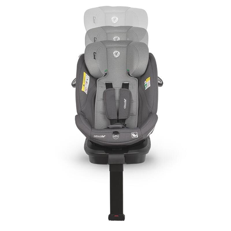 COCCOLLE Scaun auto rotativ cu Isofix Sidra iSize Premium Line Diamond black 40-150 cm0-12 ani4 pozitii de inclinareTetiera reglabilaPozitie somnHusa detasabilaSistem antibascularePicior de fixareOmologat R129