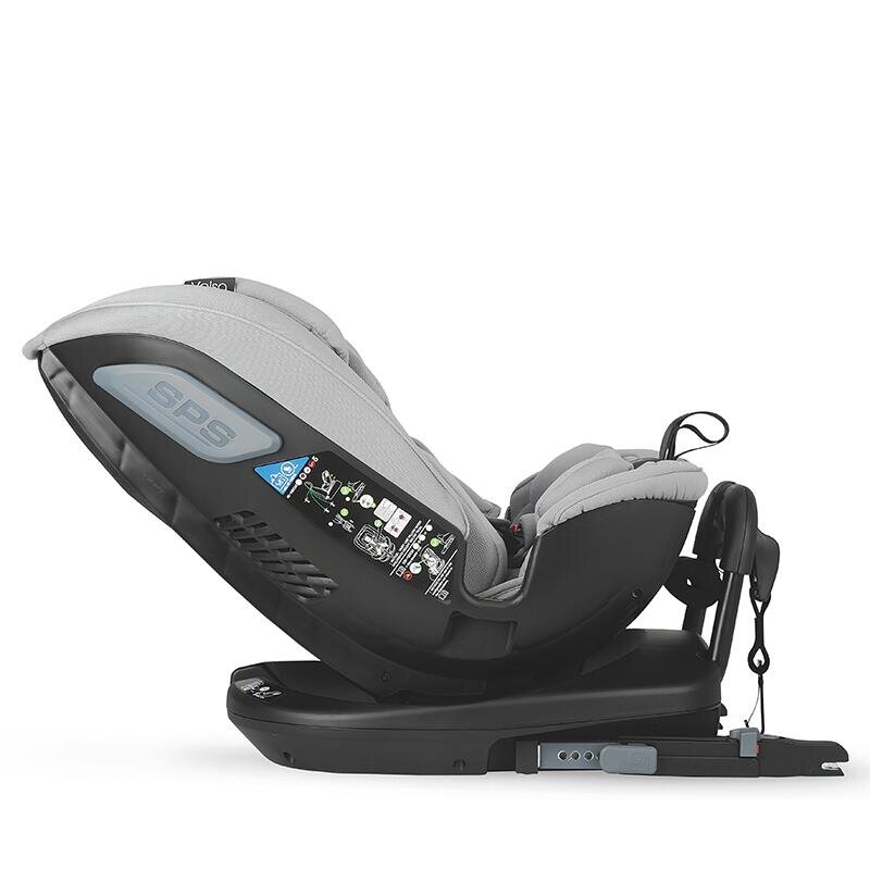 COCCOLLE Scaun auto rotativ iSize Velsa Neutral Grey cu isofix top-tether protectie la impact lateral reglabil