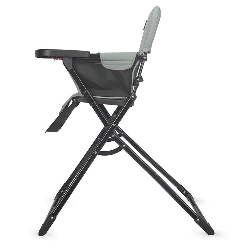 COCCOLLE Scaun de masa pentru copii Miso Tavita detasabila Pliabil la buton Sezut cu spatiu generos Material lavabil Pana la 15 kg Greystone