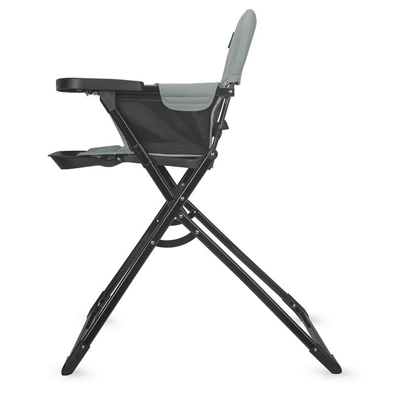 COCCOLLE Scaun de masa pentru copii Miso Tavita detasabila Pliabil la buton Sezut cu spatiu generos Material lavabil Pana la 15 kg Greystone