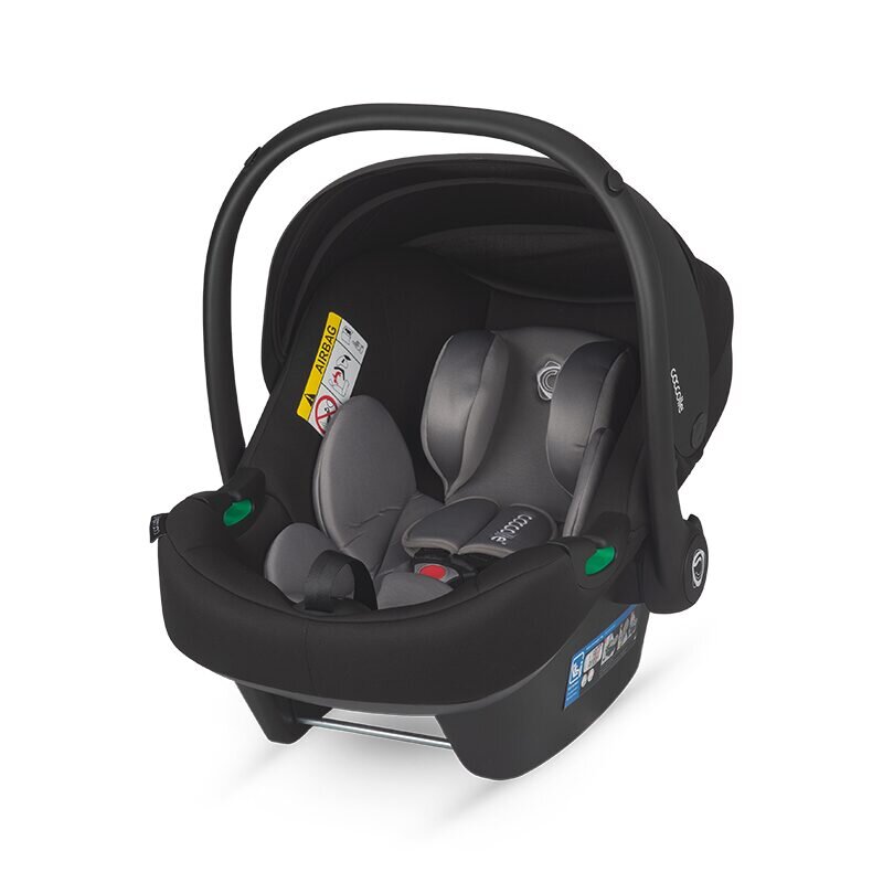 COCCOLLE Scoica auto iSize Knox Anthracit husa detasabila insert din spuma de memorie