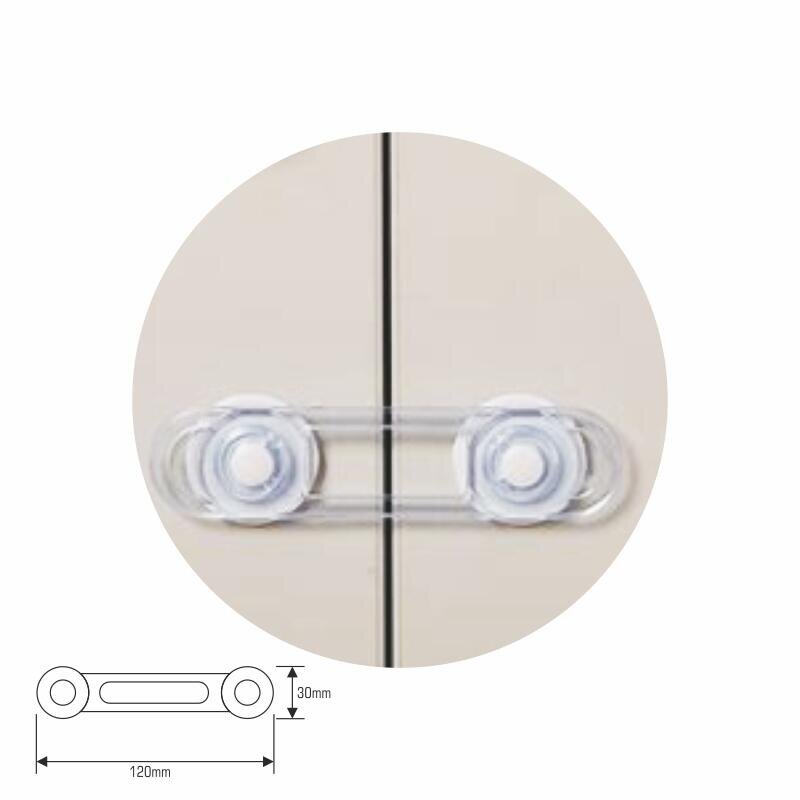 COCCOLLE Set 2 protectii pentru usi si sertare 12030mm