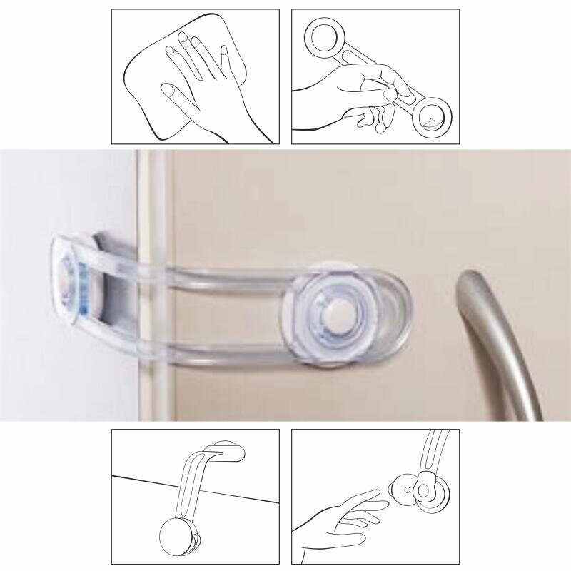COCCOLLE Set 2 protectii pentru usi si sertare 12030mm