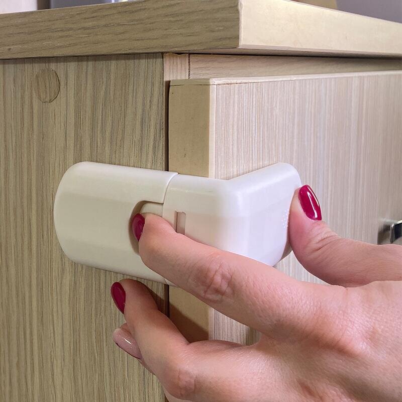 COCCOLLE Set 2 protectii pentru usi si sertare 75x75x40mm