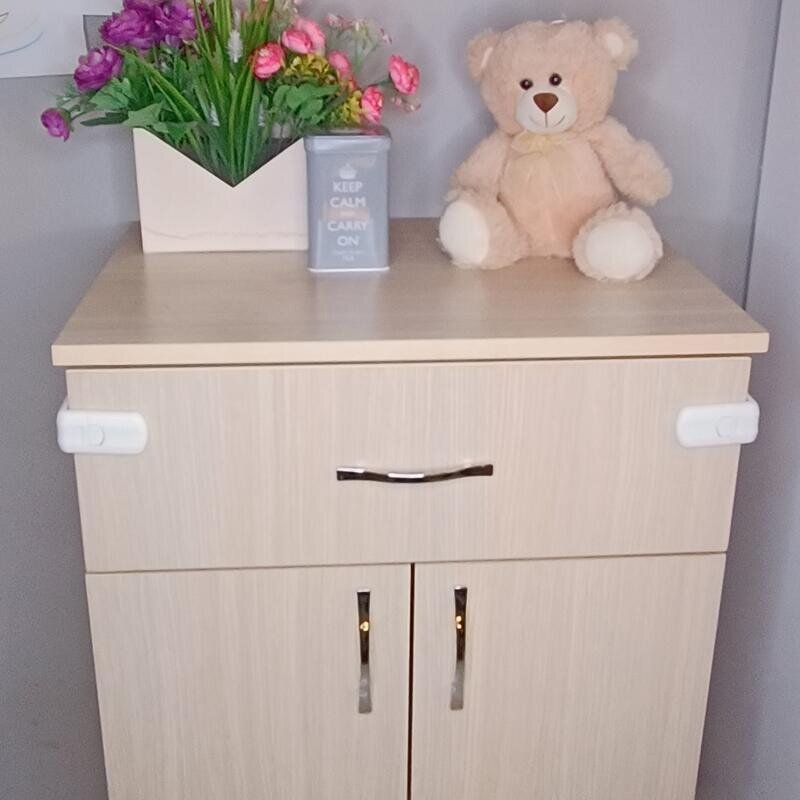 COCCOLLE Set 2 protectii pentru usi si sertare 75x75x40mm