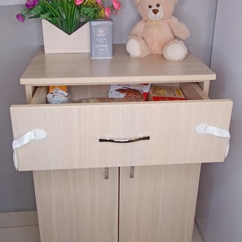 COCCOLLE Set 2 protectii pentru usi si sertare autoadezive