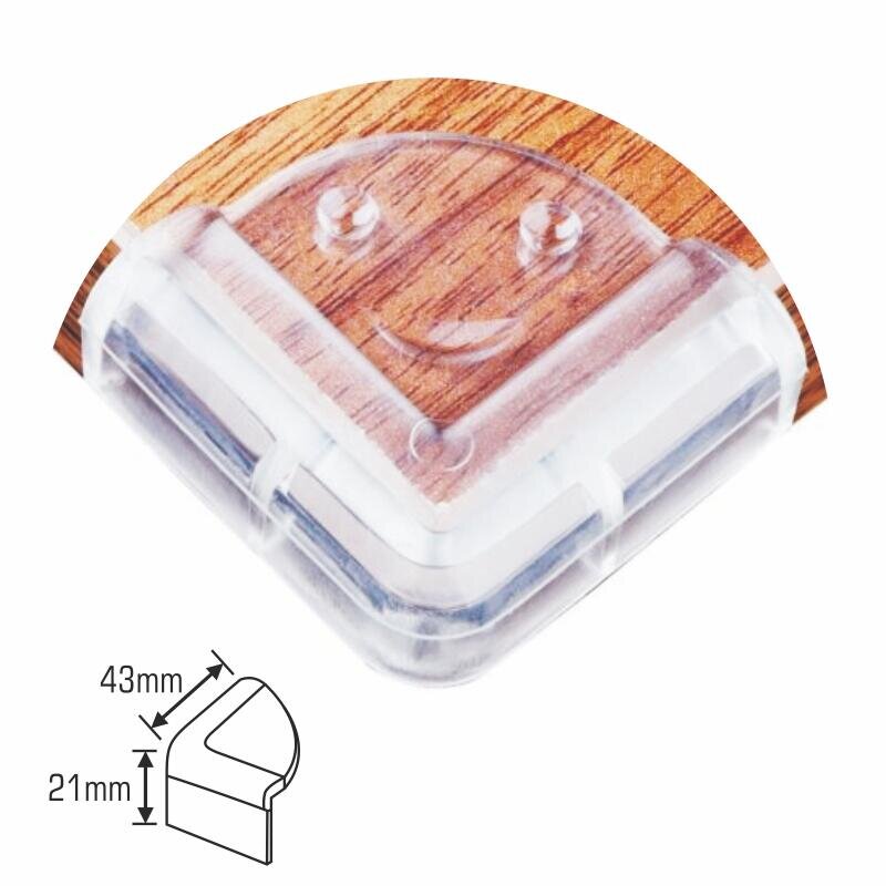 COCCOLLE Set 4 protectii pentru colturi 21 x 43mm