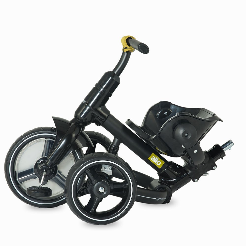 COCCOLLE Tricicleta pentru copii Alto Red multifunctionala pliabila cu spatar ajustabil in doua pozitii roti Eva si greutate maxima admisa 25 kg
