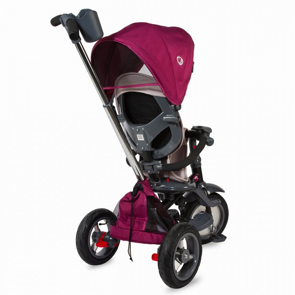 COCCOLLE Tricicleta pentru copii Velo Air Violet 4 in 1 multifunctionala pliabila sezut reversibil de la 9 luni spatar reglabil sezut reversibil