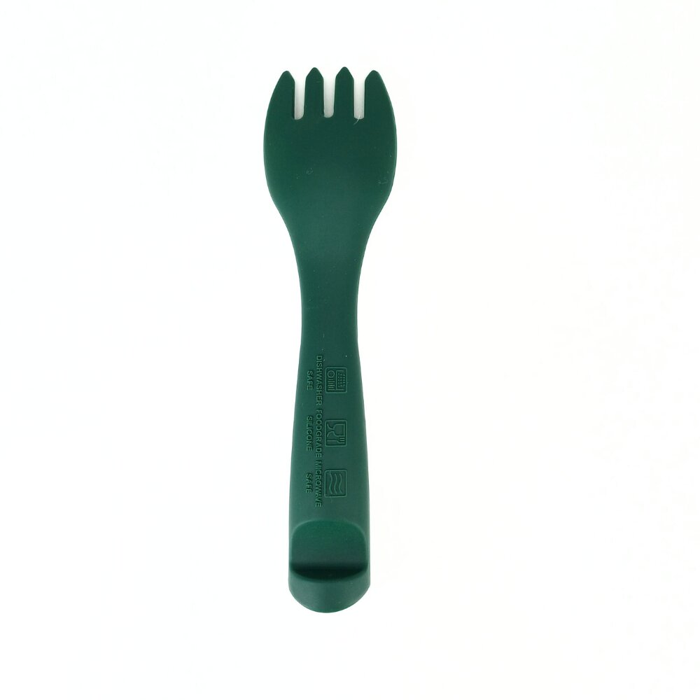 Coccorito Furculita din silicon Dark Green