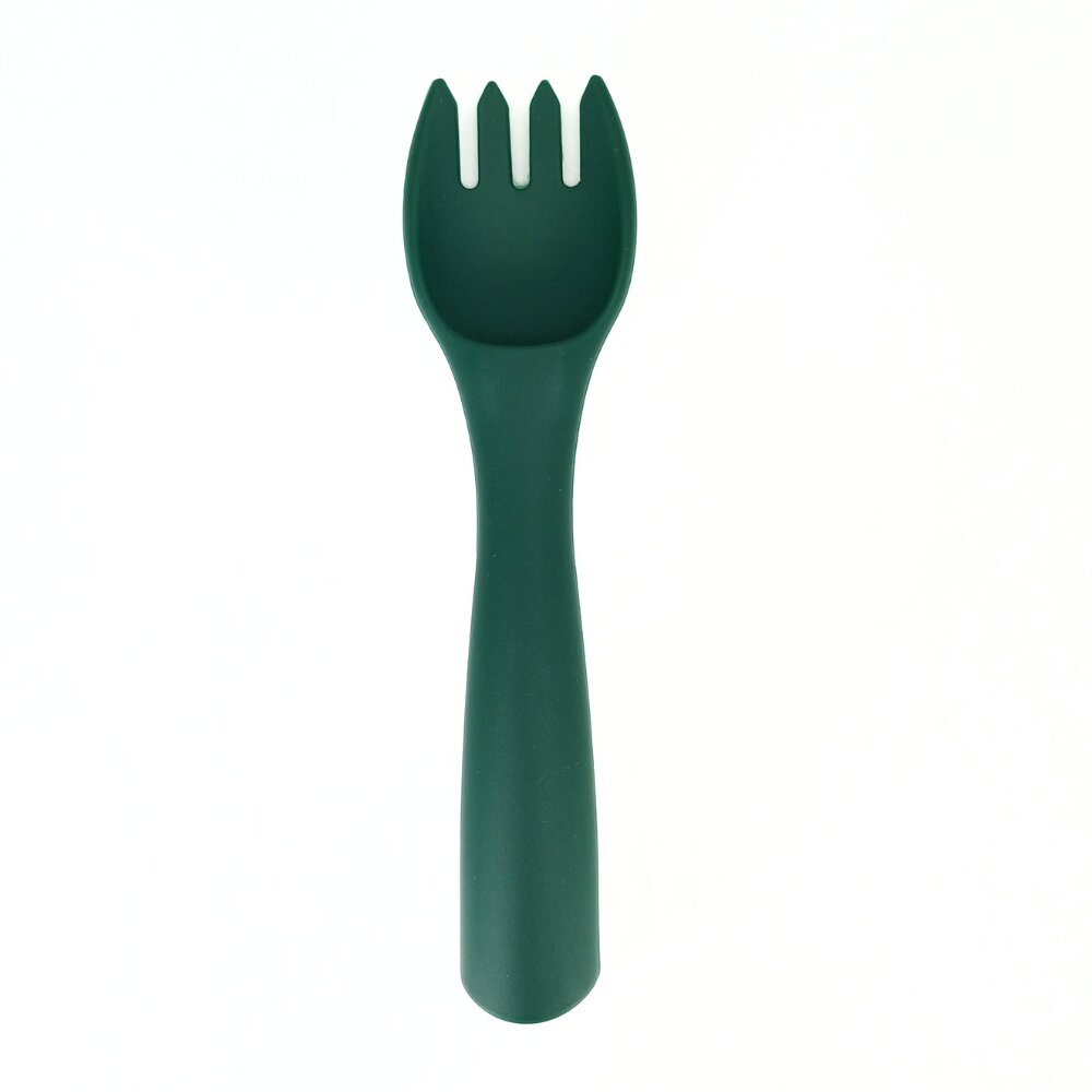 Coccorito Furculita din silicon Dark Green