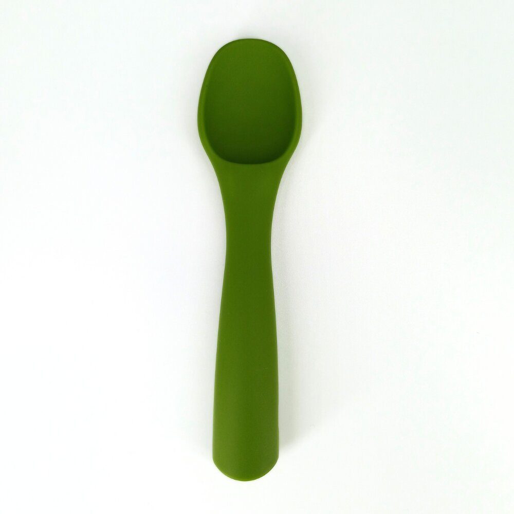 Coccorito Lingurita din silicon Green