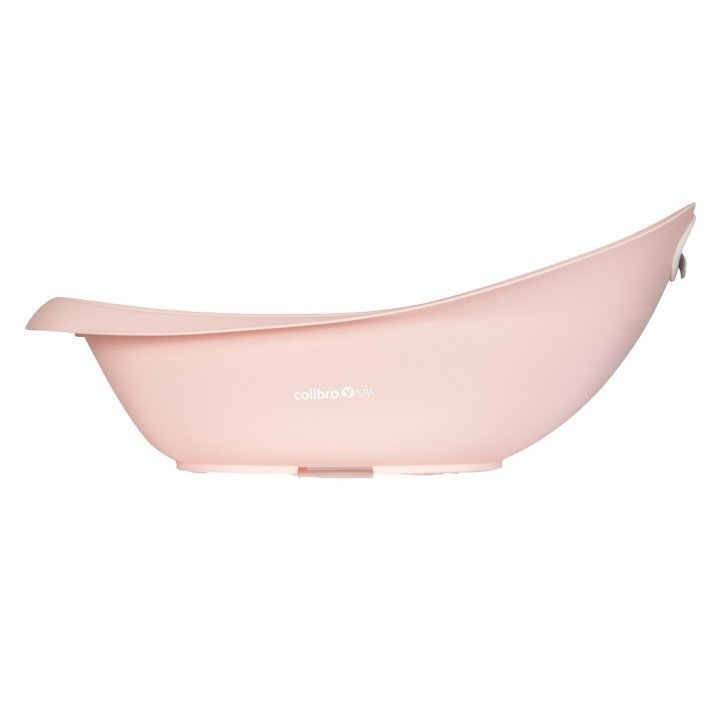 Colibro Cadita ergonomica 2 in 1 Spa Roz 86 cm reductor detasabil si dop de scurgere