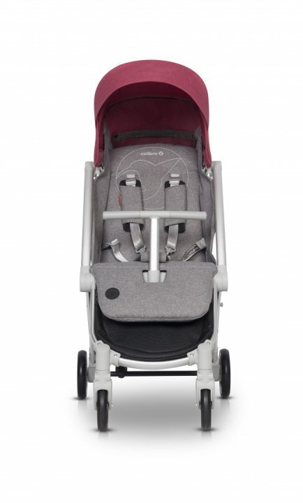 Colibro Carucior sport cu pliere compacta cadru ultra usor din aluminiu cu spatar ajustabil cu Pelerina si Husa de picioruse incluse Clip Chili