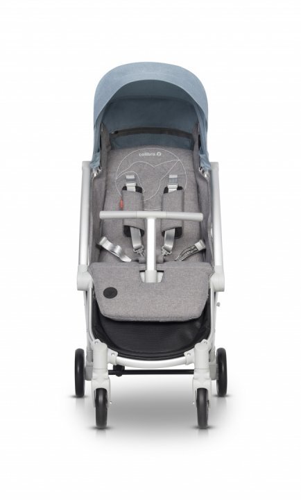 Colibro Carucior sport pliabil cu o singura mana Cadru din aluminiu rezistent Spatar reglabil pentru somn sau explorare pelerina de ploaie si husa pentru picioare incluse Clip Sky