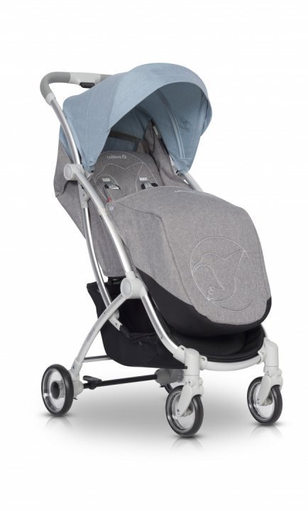 Colibro Carucior sport pliabil cu o singura mana Cadru din aluminiu rezistent Spatar reglabil pentru somn sau explorare pelerina de ploaie si husa pentru picioare incluse Clip Sky