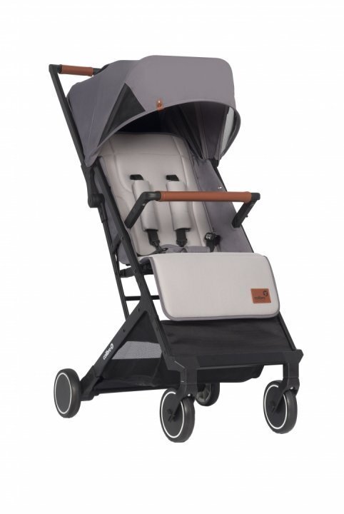 Colibro Carucior sport pliabil cu o singura mana Dual Fold Cadru din aluminiu ultra usor 63 kg spatar reglabil in pozitie somn cu husa de picioruse si pelerina de ploaie incluse Novel Dove