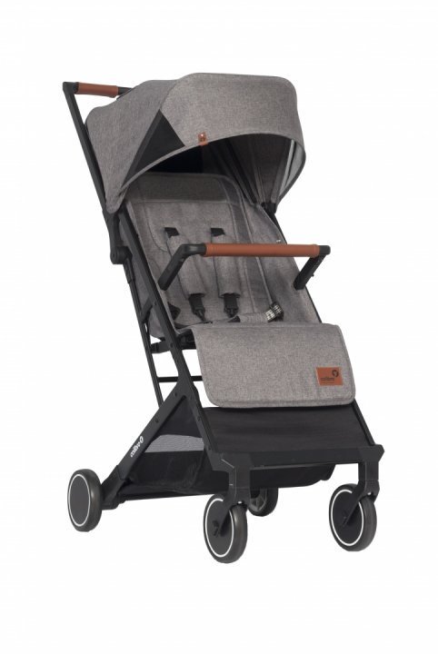 Colibro Carucior sport pliabil cu o singura mana Dual Fold Cadru din aluminiu ultra usor 63 kg spatar reglabil in pozitie somn cu husa de picioruse si pelerina de ploaie incluse Novel Linen