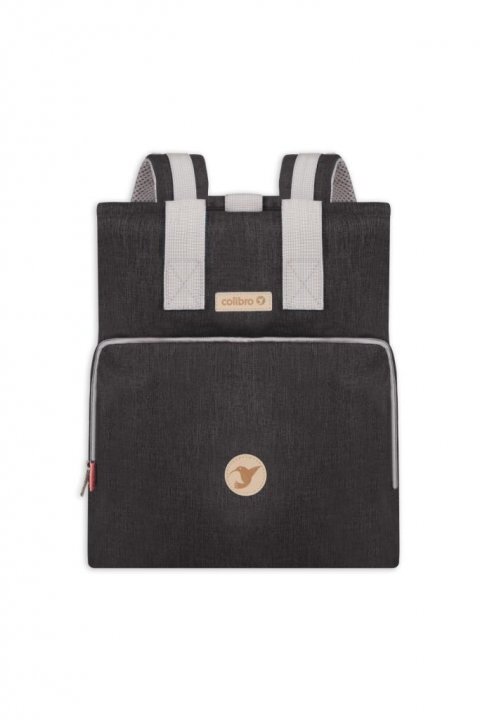 Colibro Geanta atasabila de carucior cu 10 buzunare si bretele reglabile 36 x 30 x 15 cm Pop Onyx