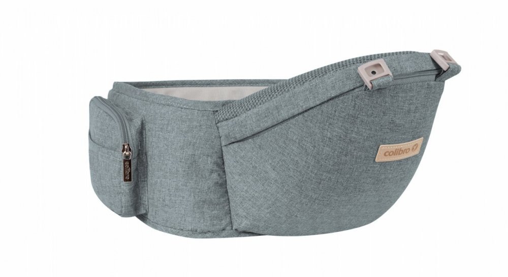 Colibro Marsupiu ergonomic 6 in 1 Honey cu scaun detasabil Curelele late si confortabile Baza ergonomica rigida Curele late si ajustabile Cool
