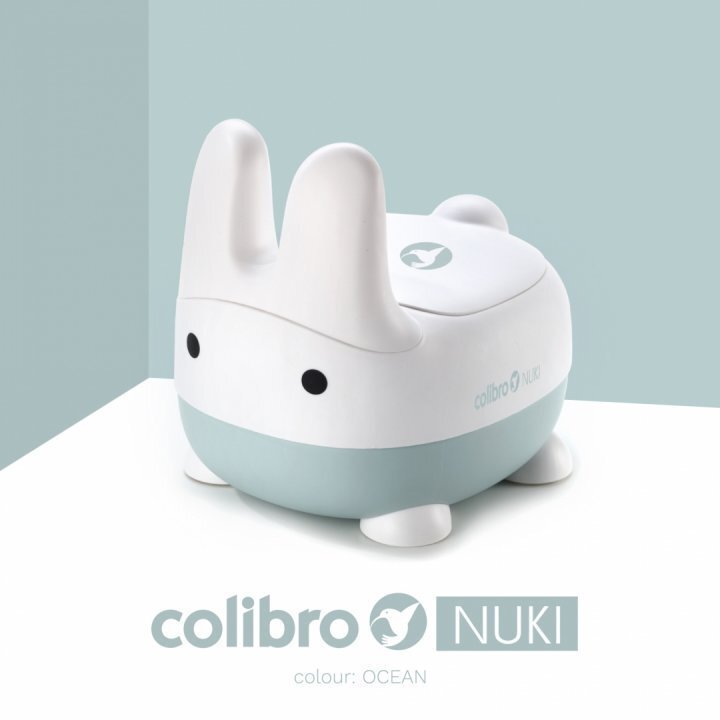 Colibro Olita cu capac si insertie detasabile cu picioruse stabile antiderapante 26 x 31 x 18 cm Iepurasul Nuki Ocean
